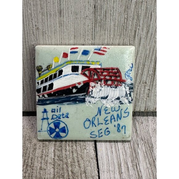 Vintage New Orleans Seg Fridge Magnet Souvenir Gift Home Kitchen Decoration - Picture 1 of 7